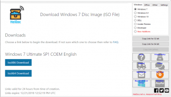 Windows and Office ISO Downloader screenshot