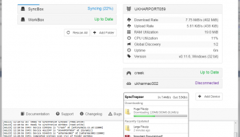 SyncTrayzor screenshot
