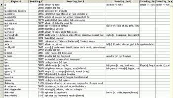 Database Dictionaries Swedish screenshot