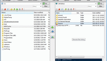 Classic FTP Free FTP Client screenshot