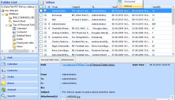 View PST File screenshot