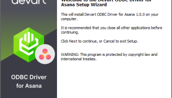 Asana ODBC Driver by Devart screenshot