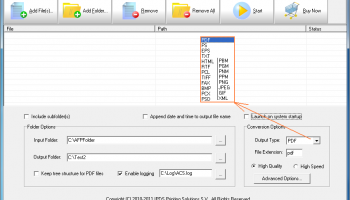 AFP Transform Server screenshot