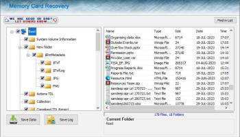 Memory Card Data Recovery Service screenshot