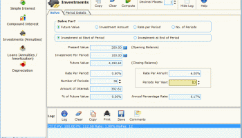 ESBFinCalc Pro screenshot