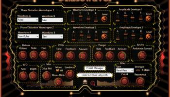 Phasewaver Phase Distortion VST VST3 AU screenshot