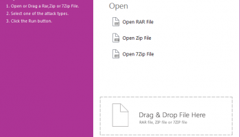 RAR Password Unlocker screenshot