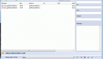 A-PDF AutoMail screenshot