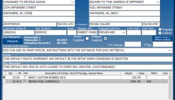 Star Bill of Lading Program screenshot