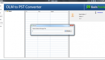GainTools OLM to PST Converter screenshot