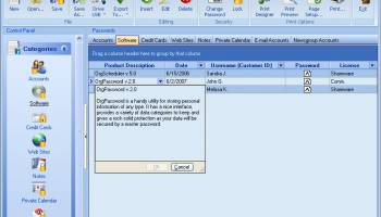OrgPassword screenshot