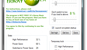 Boray POWer screenshot