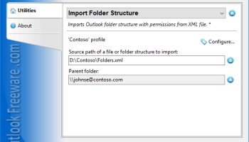 Import Folder Structure for Outlook screenshot