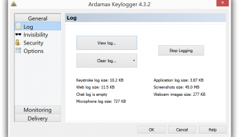 Ardamax Keylogger screenshot