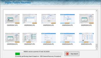 Digital Photo Restore Software screenshot