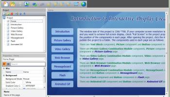 Interactive Display Creator screenshot