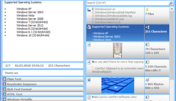 Comfort Clipboard Pro screenshot