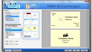 Photo ID Cards Maker Software screenshot