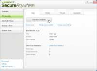 Webroot SecureAnywhere Antivirus screenshot