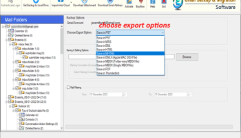 Enstella Gmail Backup and Migration Soft screenshot