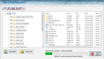 Flash Drive Data Recovery Software screenshot