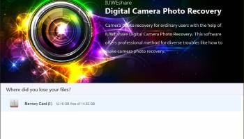 IUWEshare Digital Camera Photo Recovery screenshot