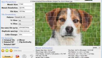 AndreaMosaic Portable screenshot