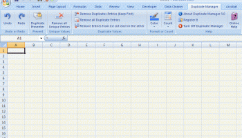 Excel Duplicate Manager screenshot