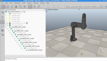 V-REP Player screenshot