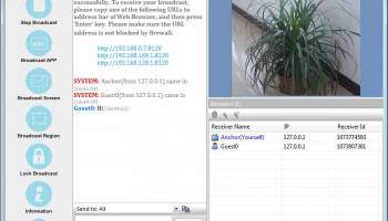 Screen and Video Broadcast screenshot