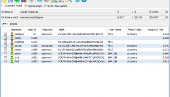 JRecoverer for PostgreSQL Passwords screenshot