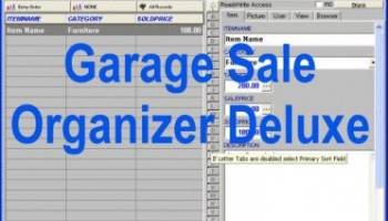 Garage Sale Organizer Deluxe screenshot