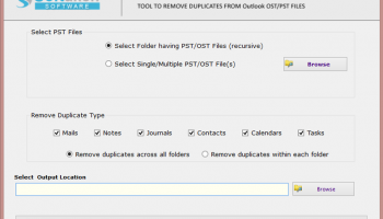 Softaken PST Duplicate Remover screenshot