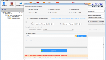 eSoftTools PST to MBOX Converter screenshot