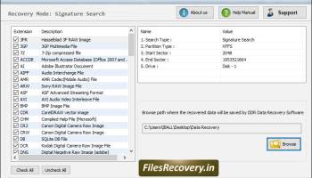 FAT Partition File Recovery Tool screenshot