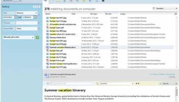 Copernic Desktop Search Professional screenshot