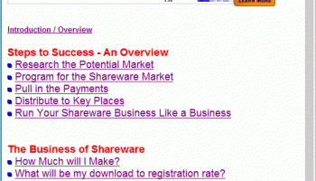 Shareware Authors Resource Guide screenshot