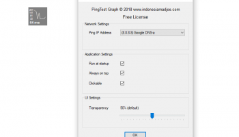 PingTest Graph screenshot