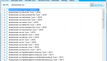 Web Archive Downloader screenshot