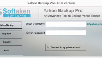 Softaken Yahoo Backup Tool screenshot