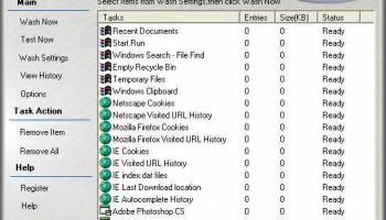Free Internet Window Washer screenshot