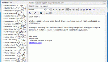 SESMailer screenshot