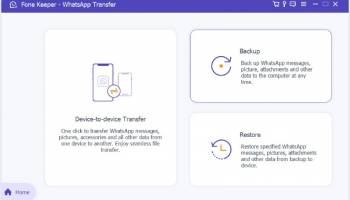 AceThinker WhatsApp Transfer for iOS screenshot