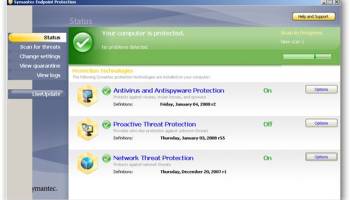 Symantec Endpoint Protection screenshot