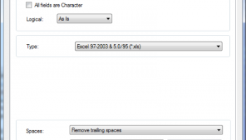 DBF to XLS (Excel) Converter screenshot