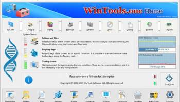 WinTools.one Home screenshot
