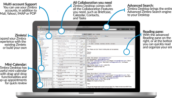 Zimbra Desktop screenshot