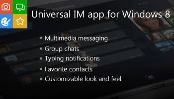IM+ for Win8 UI screenshot