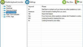 isimSoftware Automatic Typing Software screenshot