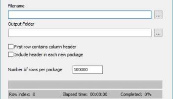 CSV Splitter screenshot